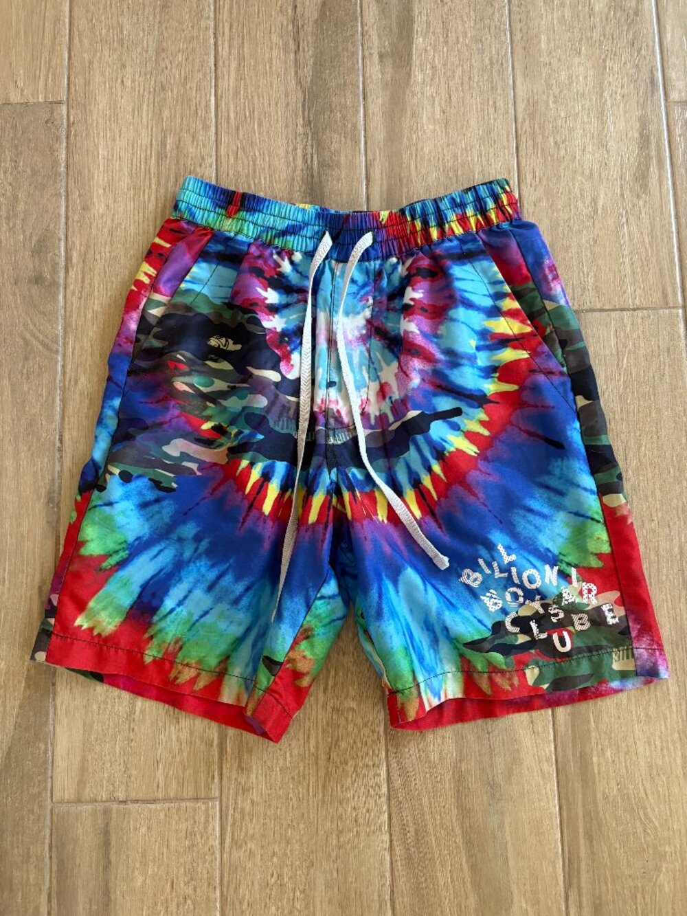 Billionaire‎ Boys Club Swim Trunks Men's Small Multicolor Kaleidoscope Hippie